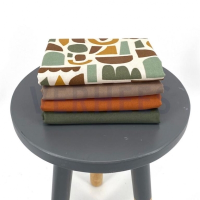 Canvas | SHAPES Muster Abstrakt | Weiß